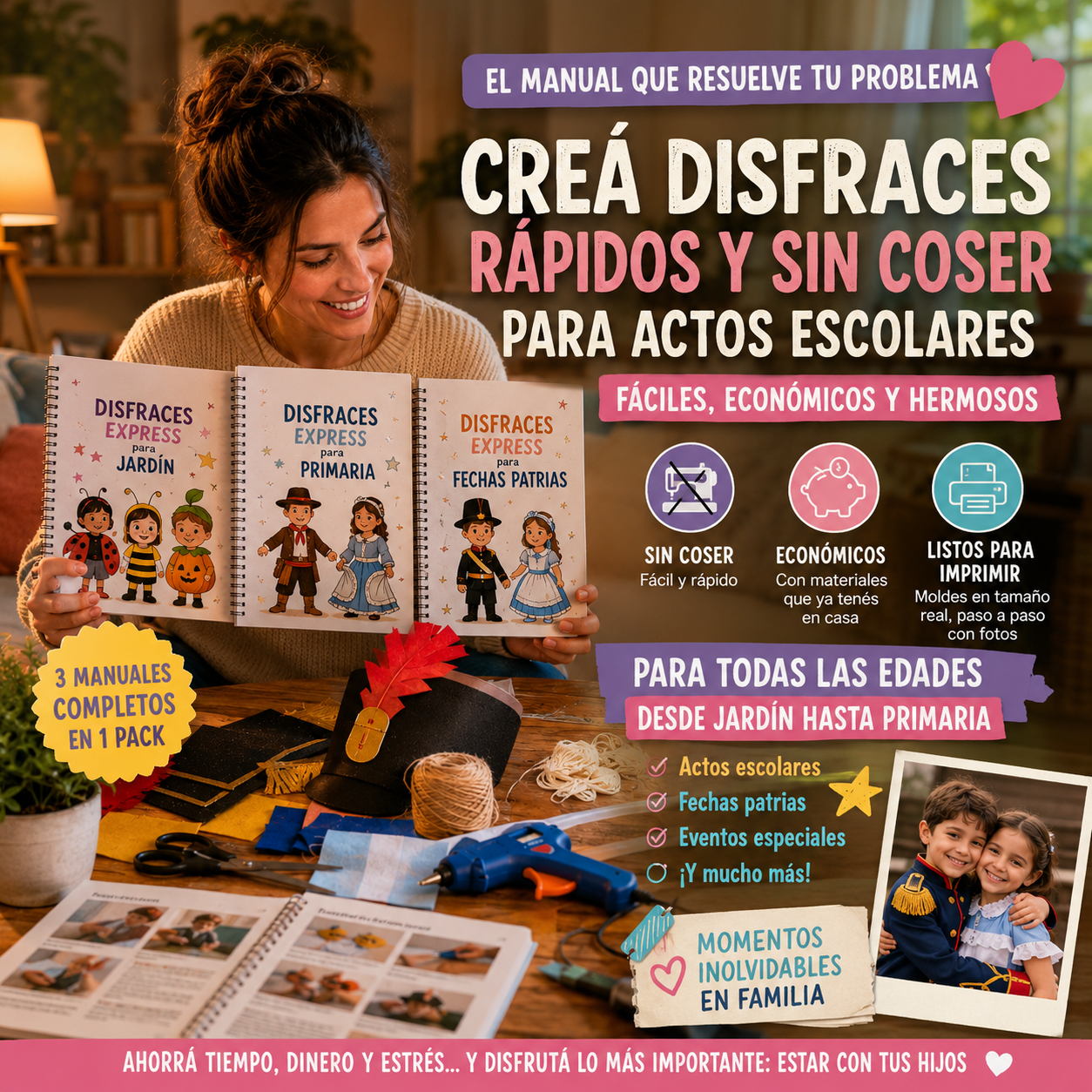 DISFRACES EXPRESS "Faciles y economicos para niños en etapa escolar"